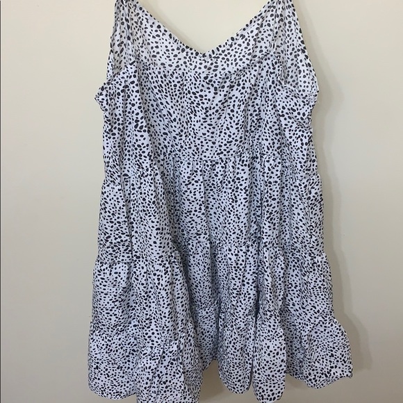 SHEIN black & white polka dot dress - Picture 2 of 3